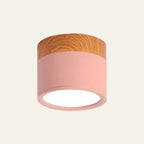 Modern Cylinder LED Flush Mount Ceiling Lamp