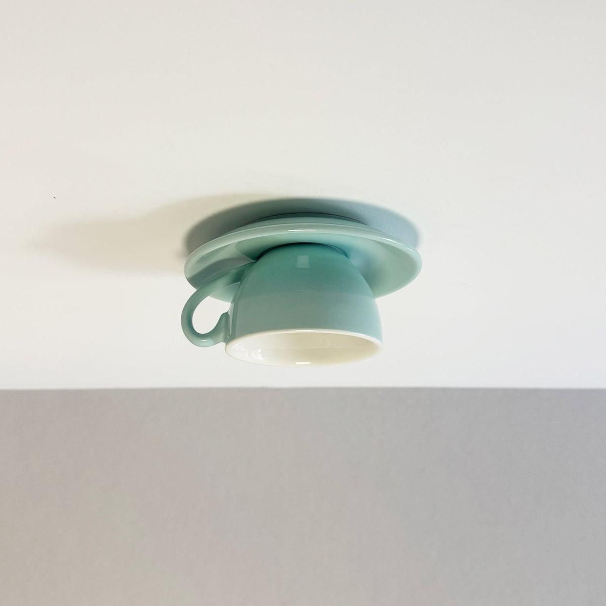 Deckenleuchte Keramik Kaffeetasse Form