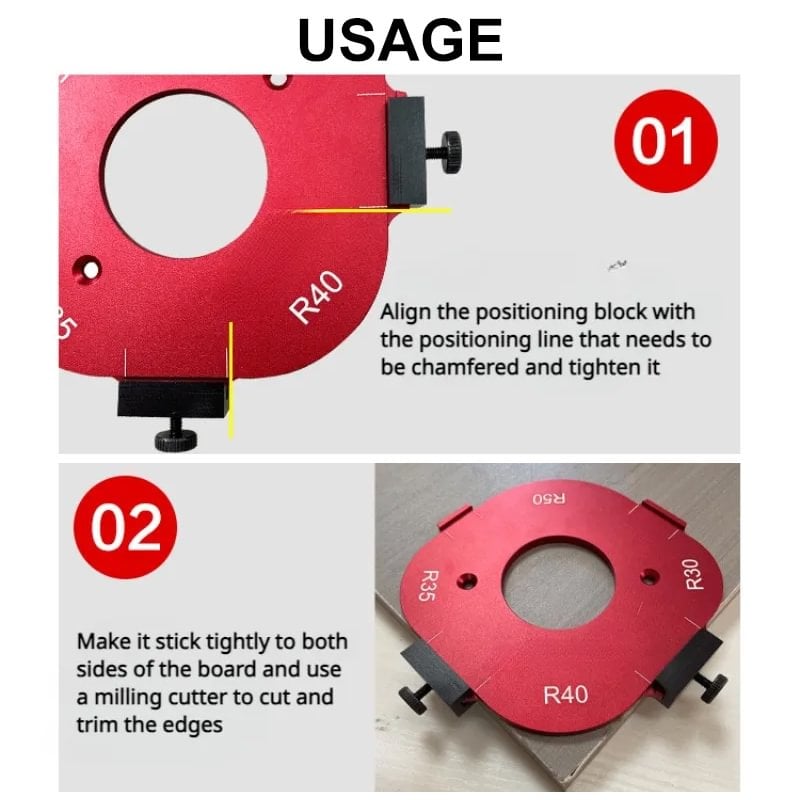 4-in-1 Ecken-Positionierer