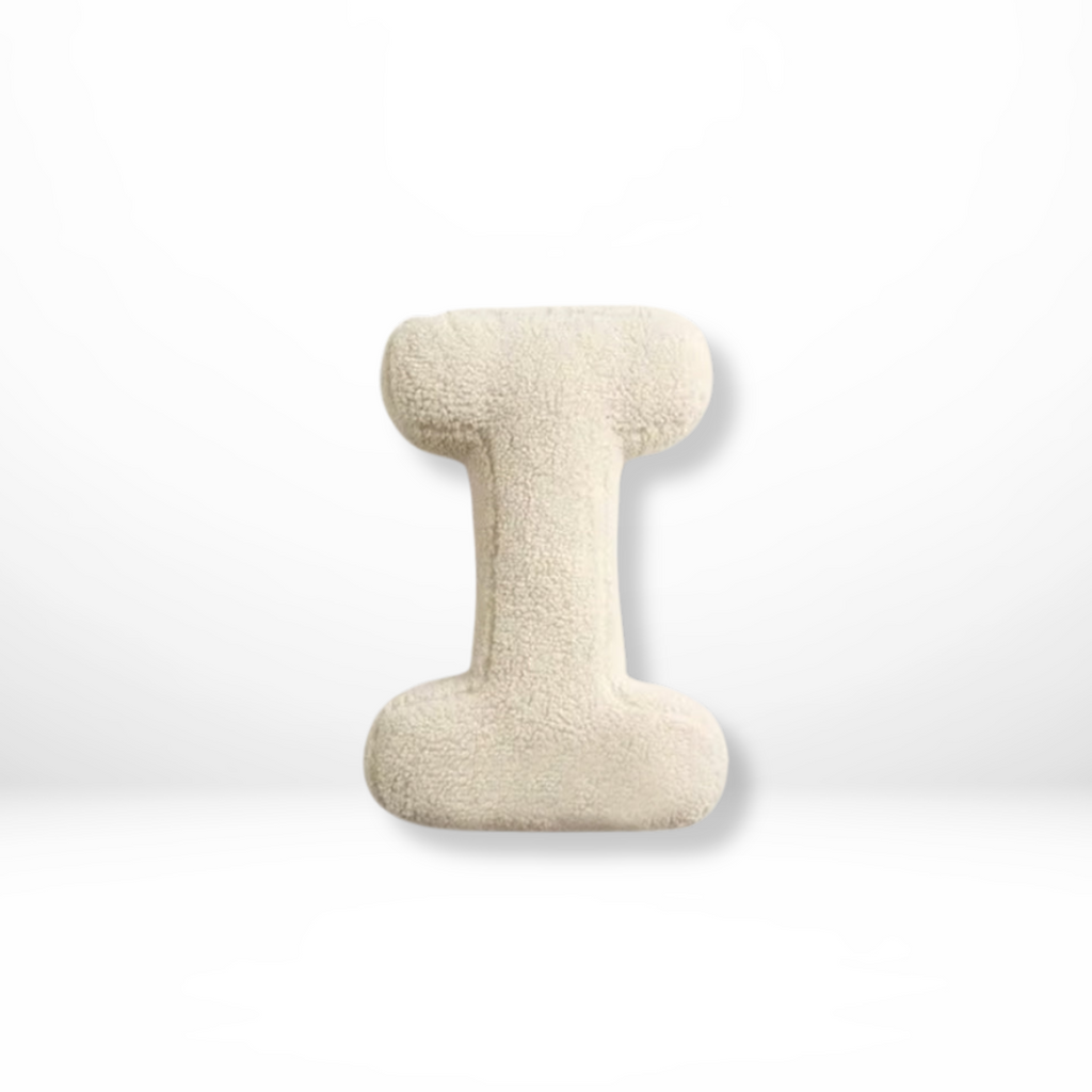 Alphabet Cushion Velura – Soft Velvet Decorative Cushion