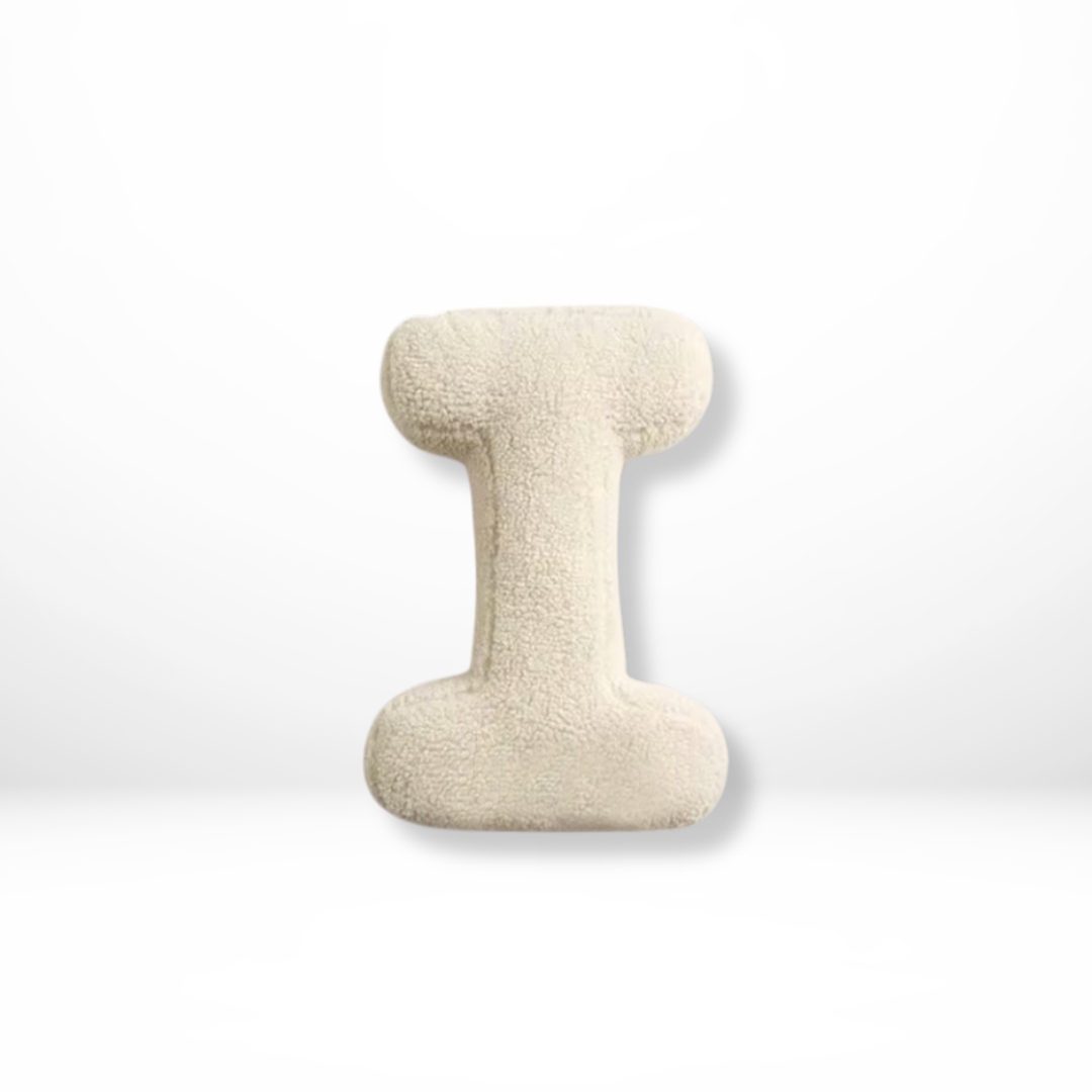 Alphabet Cushion Velura – Soft Velvet Decorative Cushion
