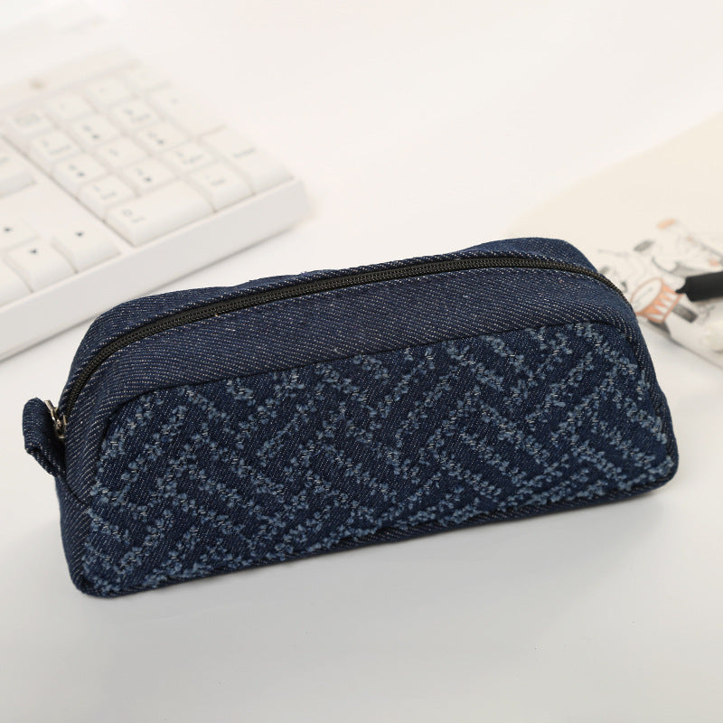 Federmäppchen in Denim-Optik