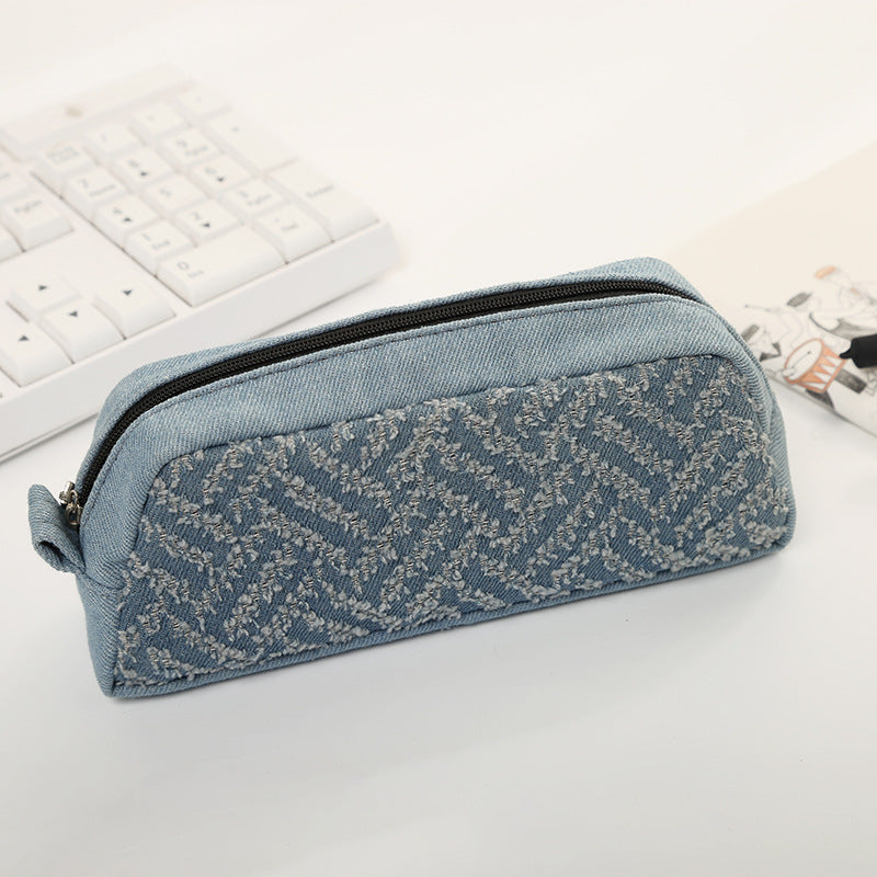 Federmäppchen in Denim-Optik