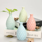 Decorative Textured Ceramic Flower Vase