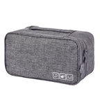 Multi-Compartment Travel Storage Pouch