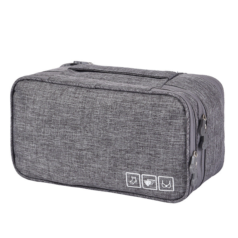 Multi-Compartment Travel Storage Pouch