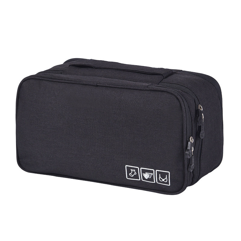 Multi-Compartment Travel Storage Pouch