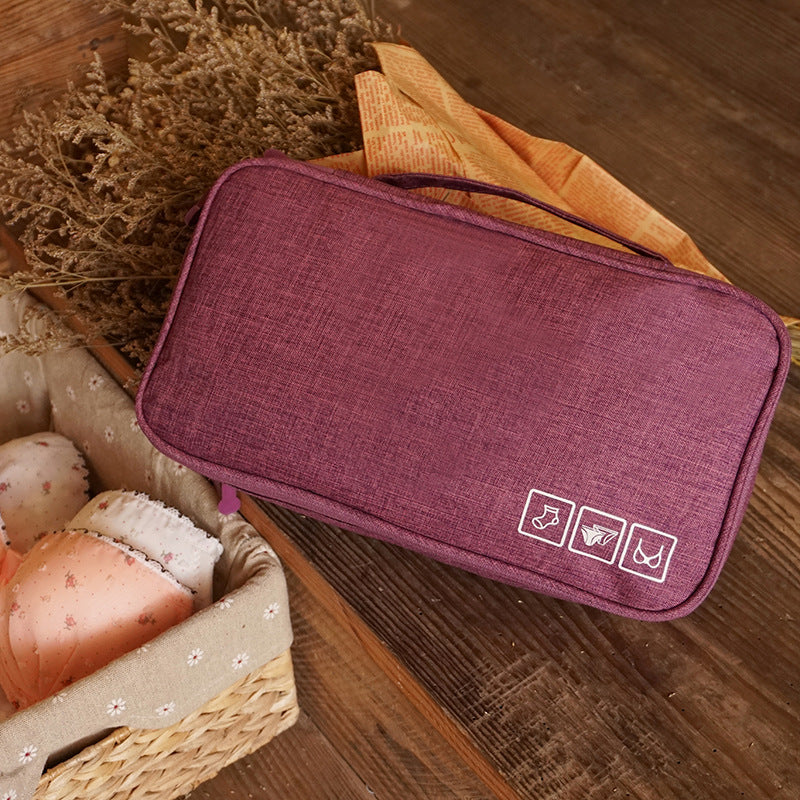 Multi-Compartment Travel Storage Pouch