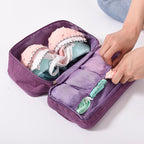 Multi-Compartment Travel Storage Pouch