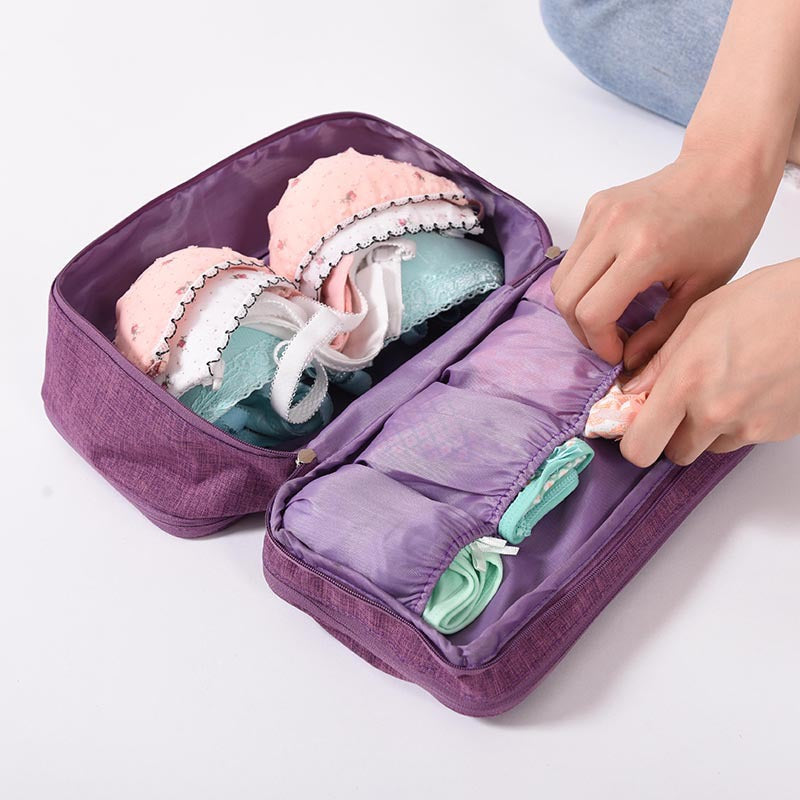 Multi-Compartment Travel Storage Pouch