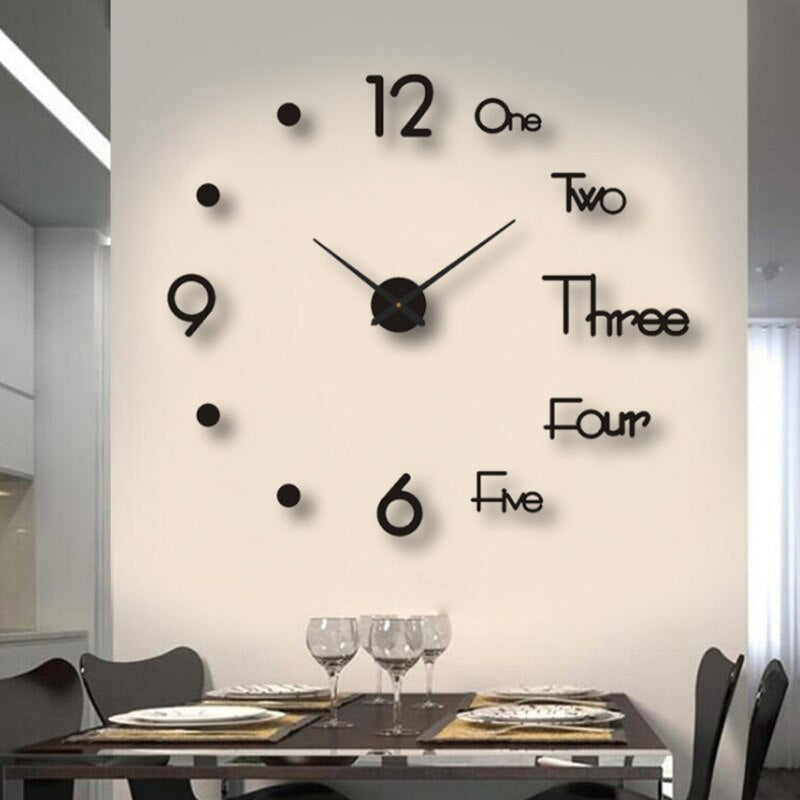 Statement-Wanduhr