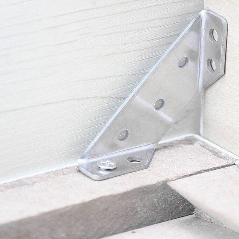 Universal Stainless Steel Furniture Corner Connector (10pcs)
