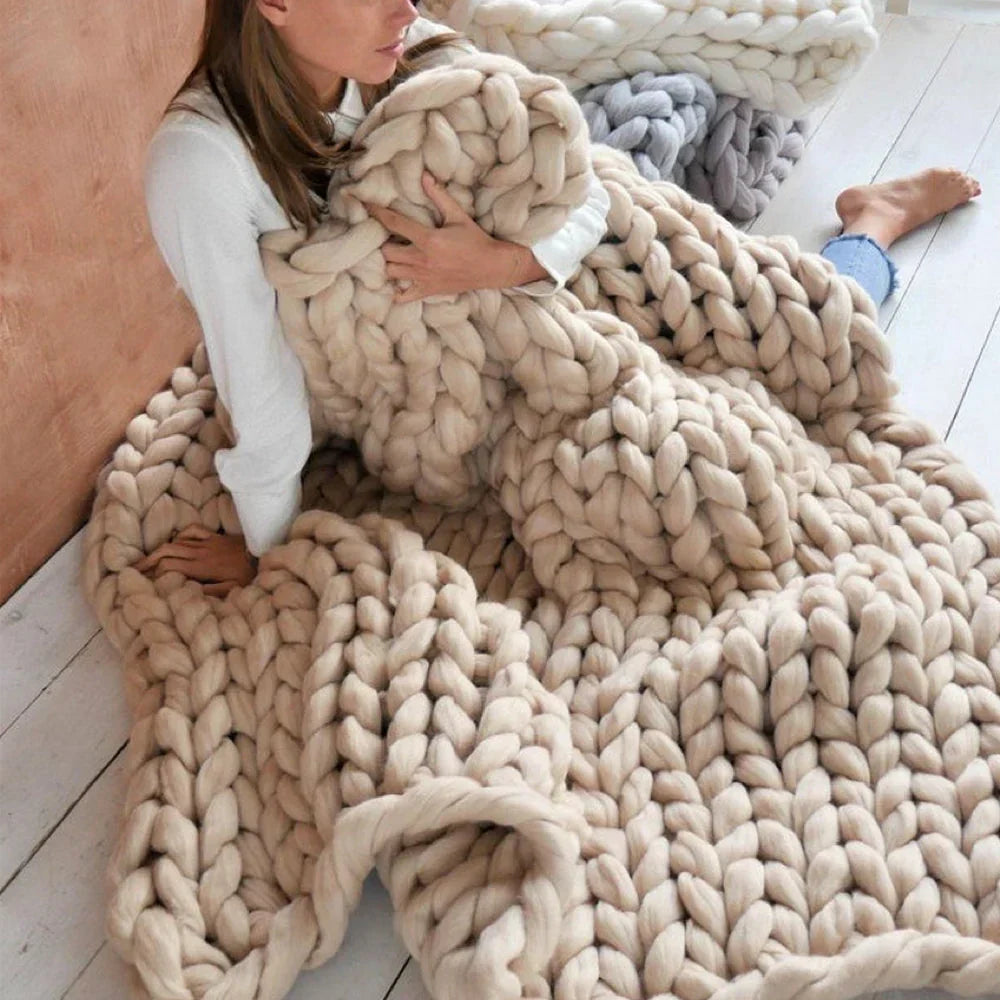 DIY Chunky XL Garn 1000 Gramm für weiche Decken