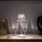 Kristall-Tischleuchte mit Touch-Steuerung - LumeCrystal
