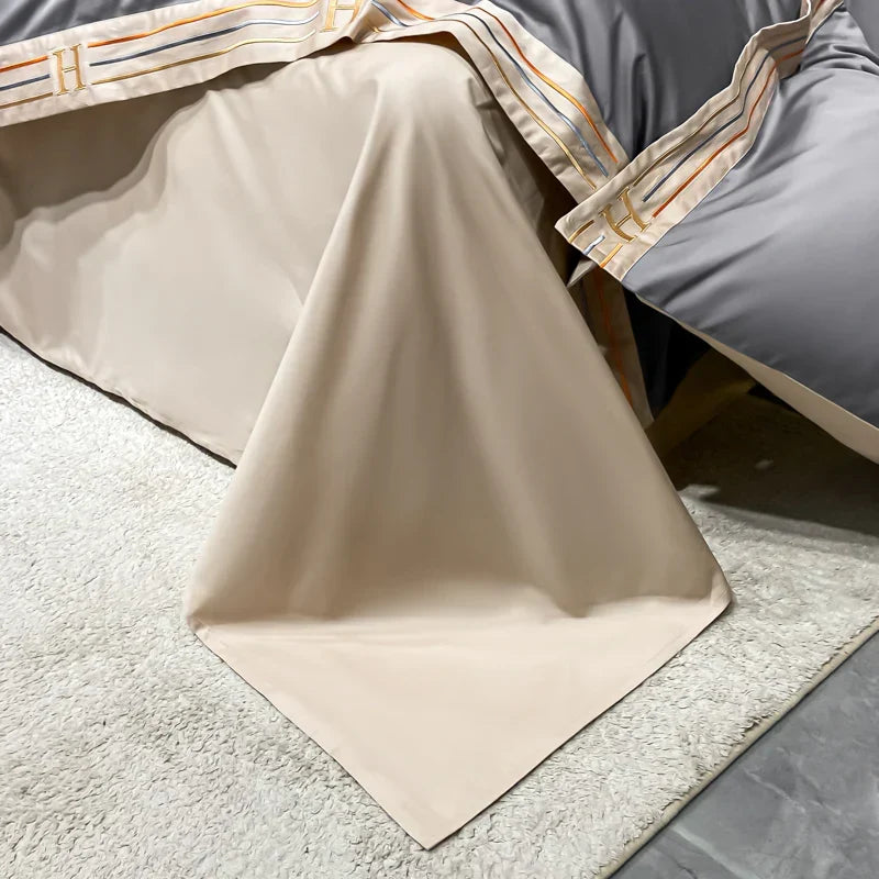 OpulenceSleep 4-Piece Satin Bedding Set
