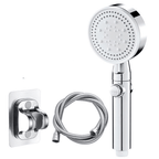 FlowControl Duschkopf mit 5 Einstellungen und Druckknopf