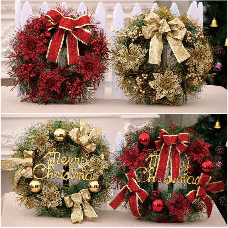 Decorative Burlap Christmas Wreath
