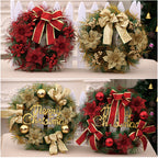 Decorative Burlap Christmas Wreath