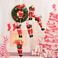 Decorative Climbing Santa Claus Figures