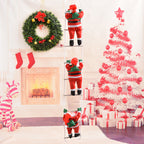Decorative Climbing Santa Claus Figures