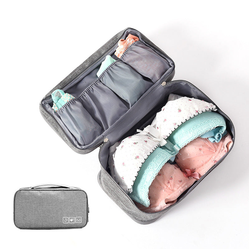 Multi-Compartment Travel Storage Pouch
