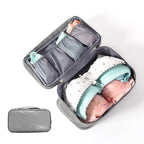 Multi-Compartment Travel Storage Pouch