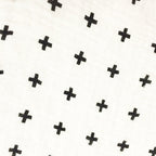 Babydecke aus Baumwoll-Musselin mit Herzmuster