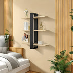 NordWood 3-Level Solid Pine Wall Shelf