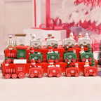 Decorative Christmas Train Figurine Set