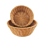 Natural Woven Serving Bowl Set