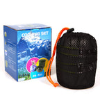 Backpacking Cookware and Gas Stove Set
