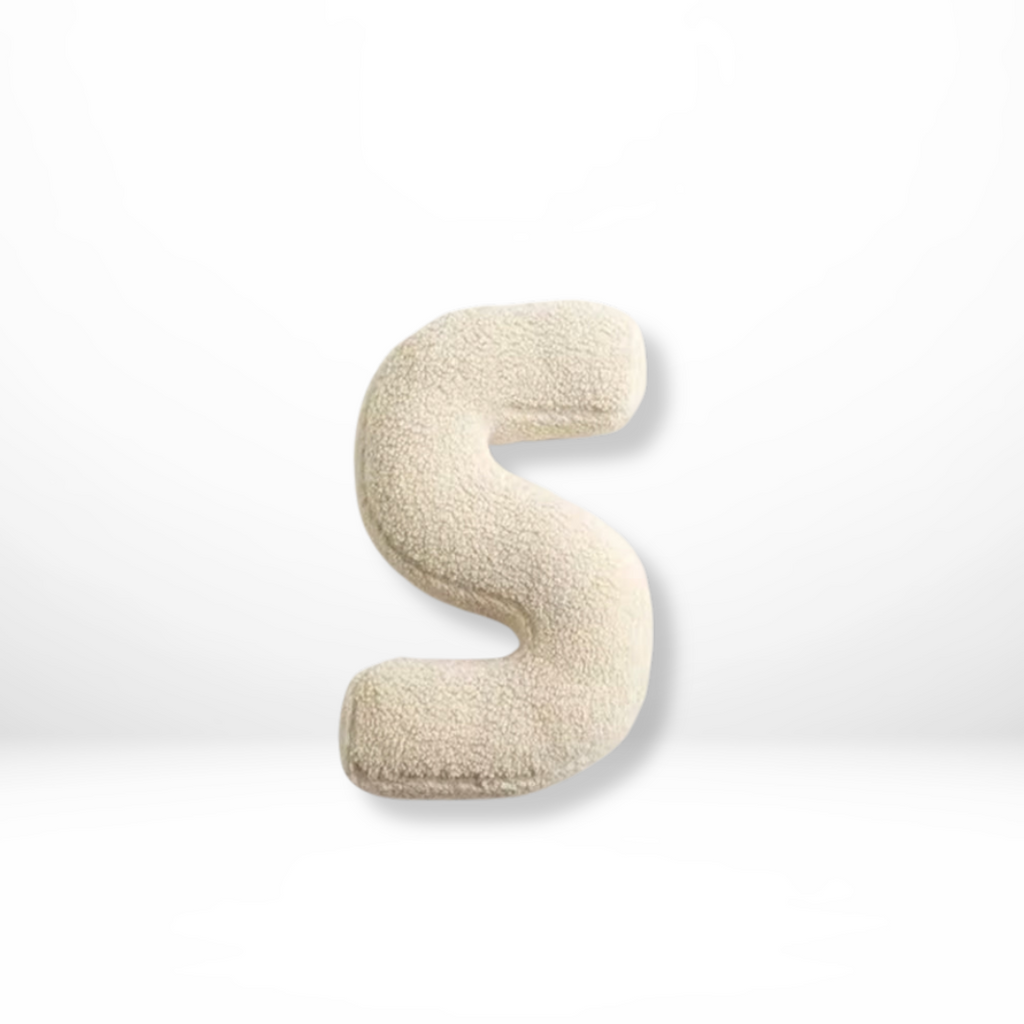 Alphabet Cushion Velura – Soft Velvet Decorative Cushion
