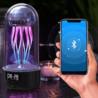 Kreative 3-in-1 Quallen-Lampe mit Bluetooth-Lautsprecher