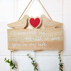 Decorative Hanging Planter with Message Board