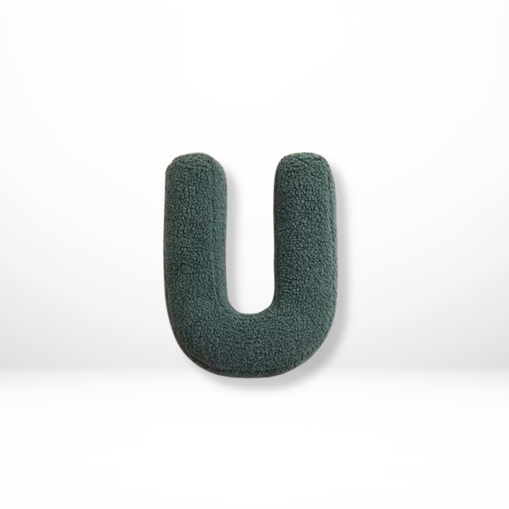 Alphabet Cushion Velura – Soft Velvet Decorative Cushion
