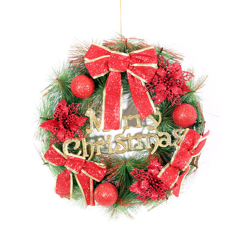 Decorative Burlap Christmas Wreath