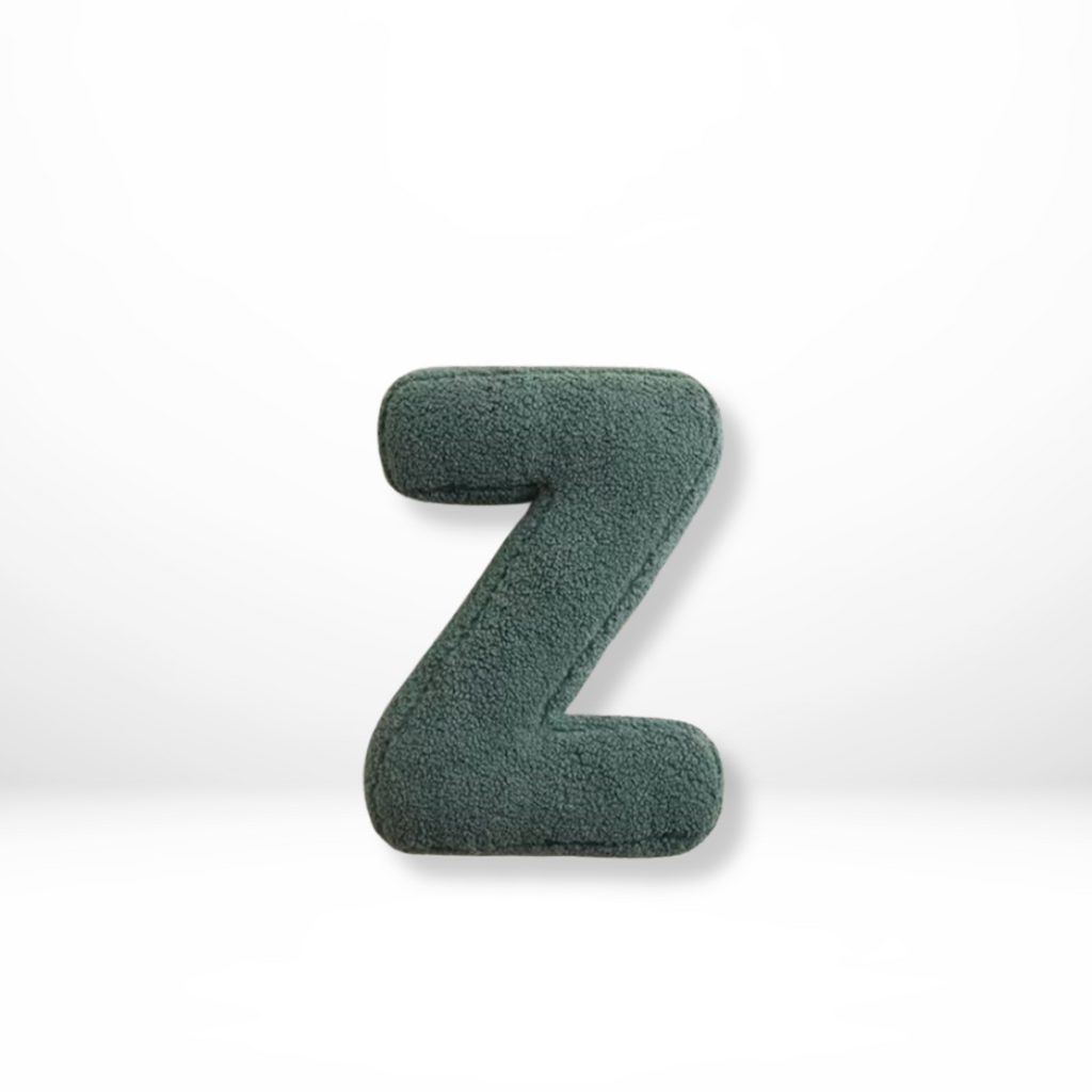 Alphabet Cushion Velura – Soft Velvet Decorative Cushion
