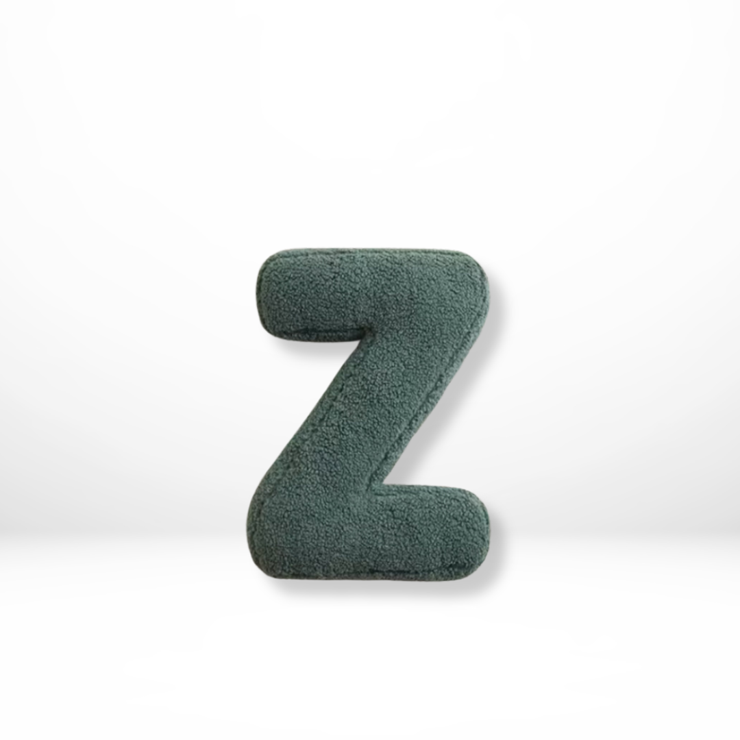 Alphabet Cushion Velura – Soft Velvet Decorative Cushion