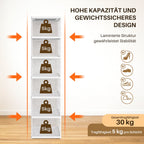 Stapelbare Schuhboxen, 6 Ebenen