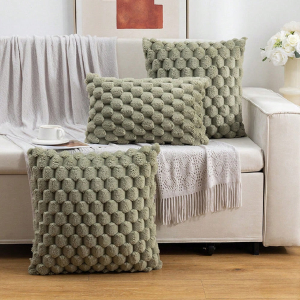 VelvetSoft Plüsch-Kissenbezug für Sofa oder Bett