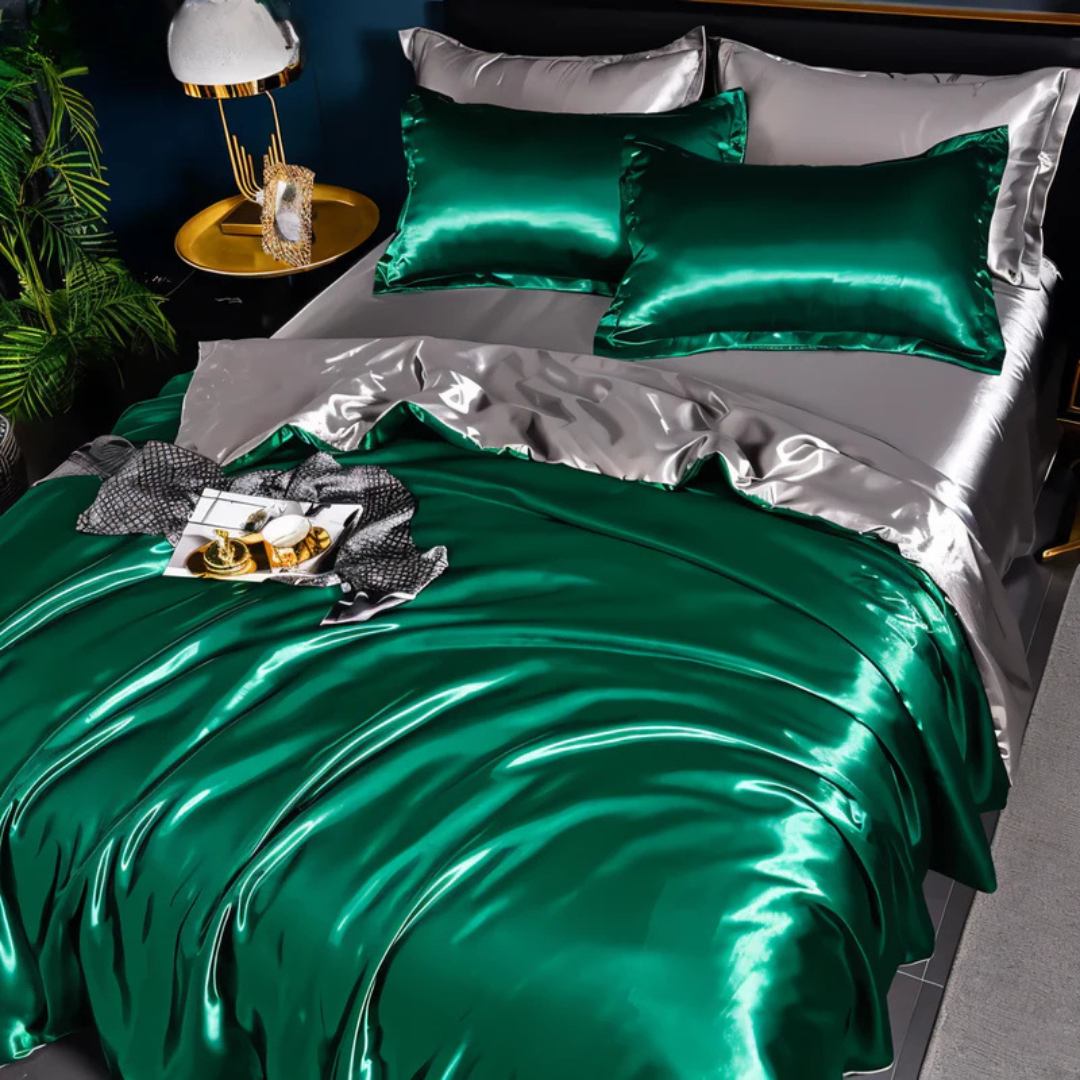 Silk-Finish Bedding Set