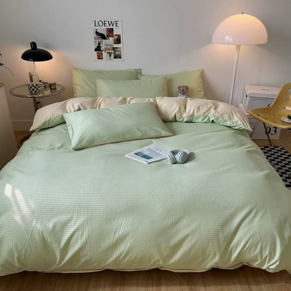Beaumont Waffle Duvet Set