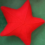 Starfish Hand-Knitted Cushion