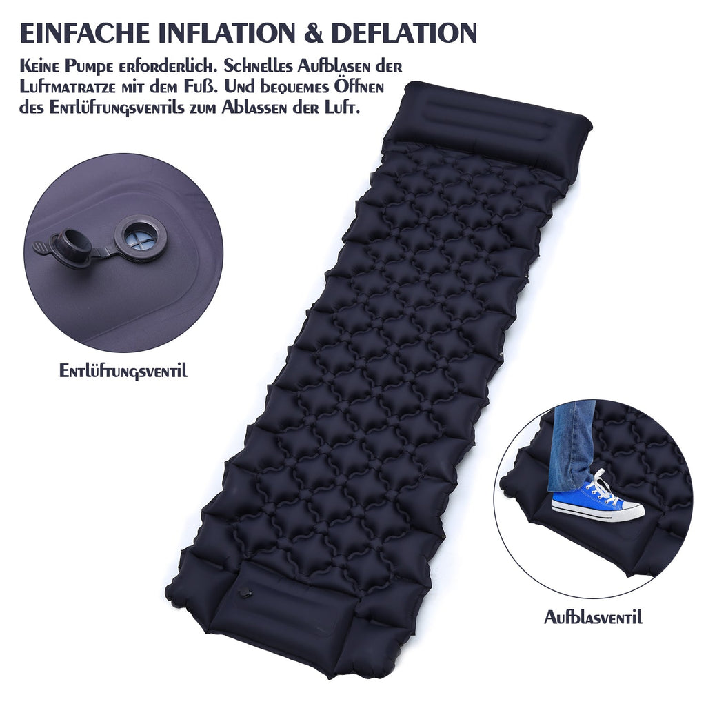 Sleeping Mat Camping Mat with Foot Pump