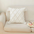 Nordic Geometric Tassel Cushion Cover