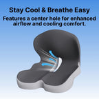 All-in-One Orthopedic Memory Foam Seat and Back Cushion