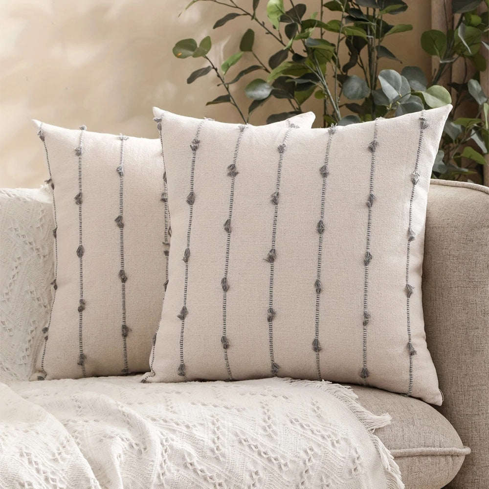 Averra Vertical Stitched Cushion Cover