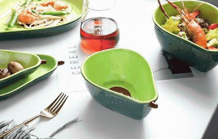 Avocado-Geschirr