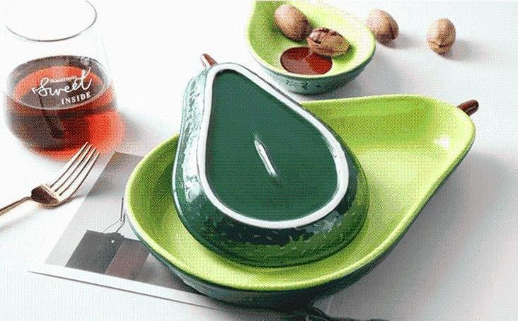 Avocado-Geschirr