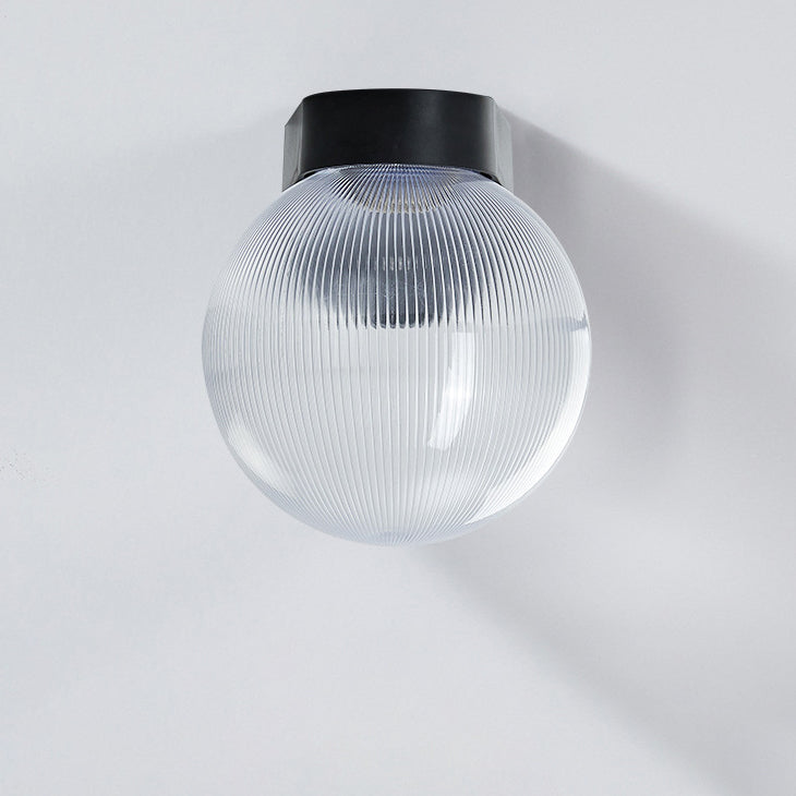 Modern Simplicity Waterproof Orb Wall Sconce